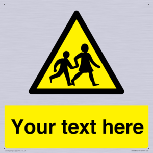 Custom Warning children Sign